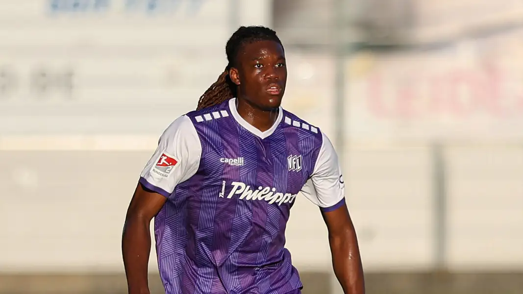 Elias Bakatukanda bei seinem VfL-Debüt. (Foto: IMAGO / Maximilian Koch