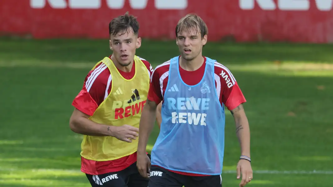 Thijs Dallinga und Borna Sosa im Training. (Foto: Bucco)