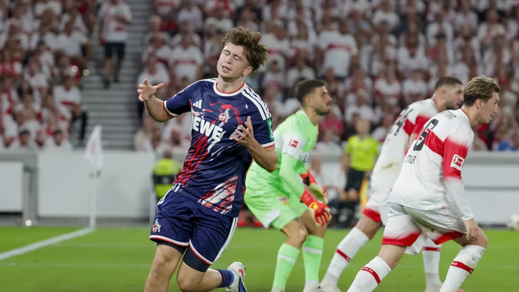 Erstes Bundesliga-Spiel, erster Assist für Mikey Moore. Der Lichtblick aus Sicht des 1. FC Köln. (Foto: IMAGO / HMB-Media)