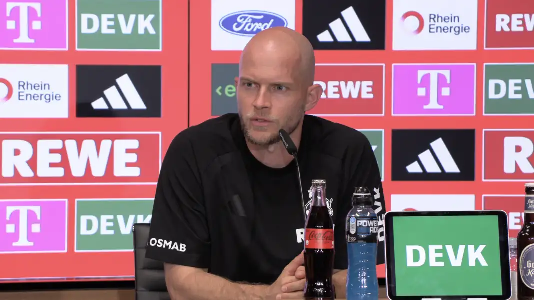 René Wagner auf der Pressekonferenz. (Foto: GEISSBLOG)