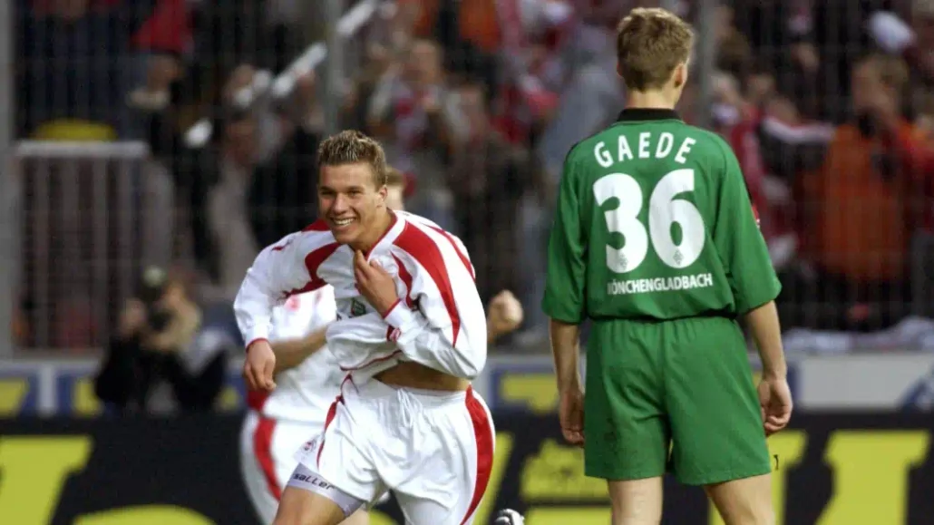 Lukas Podolski jubelt.