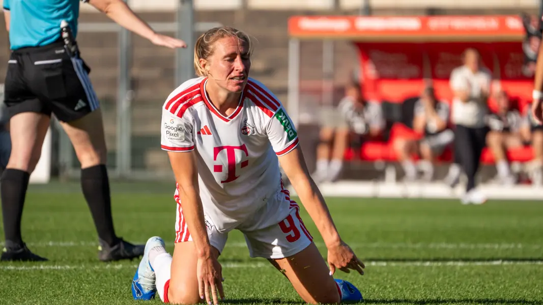 Enttäuschung bei Pauline Bremer und dem 1. FC Köln. (Foto: IMAGO / STEINSIEK.CH)