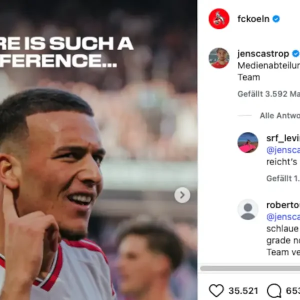 Schlagabtausch mit Eigengewächs: FC macht sich über Gladbacher lustig