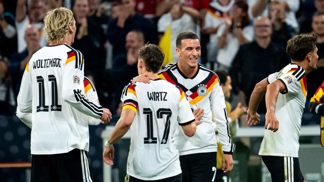 Said El Mala und Florian Wirtz gemeinsam beim DFB-Team. (Foto: IMAGO / Nordphoto)