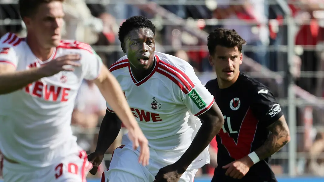 Assad Kotya-Fofana bei seinem Testspiel-Debüt gegen Viktoria Köln. (Foto: Bucco)