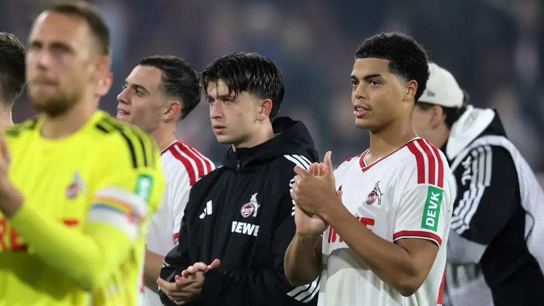 Trotz des Spektakels gegen Union Berlin ging Mikey Moore (M.) im DFB-Pokal ohne Torbeteiligung vom Feld. (Foto: Bucco)