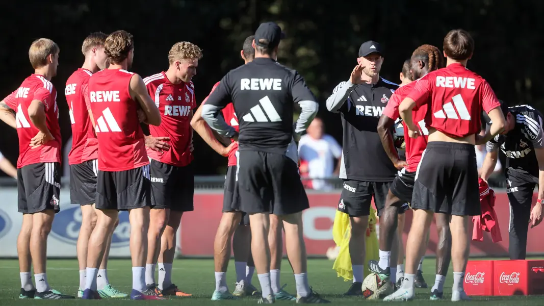 Am Dienstag trainierten René Wagner und die Profis des 1. FC Köln letztmals vor dem Derby öffentlich. (Foto: Bucco)